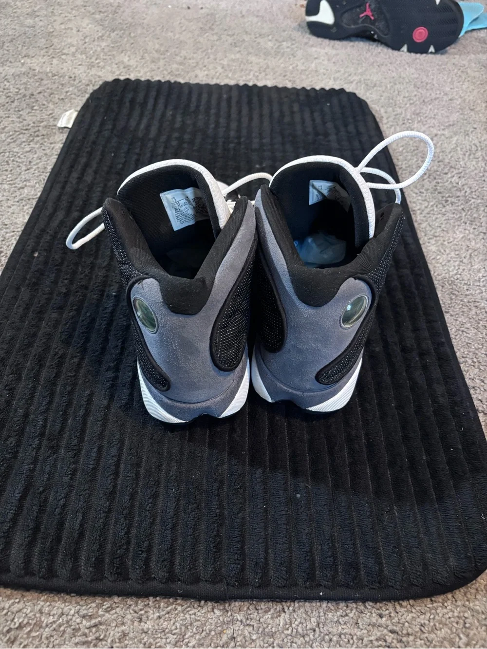 Men’s 13s Black flints